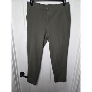 Lululemon ABC Pants Slim Fit Olive Green Men's Size 33